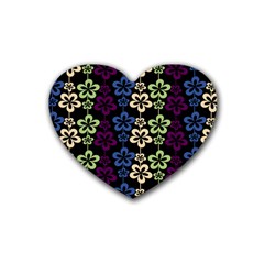 Pattern 103 Rubber Heart Coaster (4 Pack) by GardenOfOphir