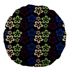 Pattern 103 Large 18  Premium Round Cushions by GardenOfOphir