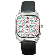 Pattern 105 Square Metal Watch by GardenOfOphir