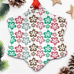 Pattern 105 Snowflake Ornament (two Sides) by GardenOfOphir