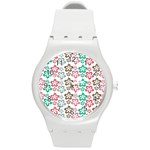 Pattern 105 Round Plastic Sport Watch (M) Front