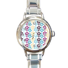 Pattern 104 Round Italian Charm Watch by GardenOfOphir