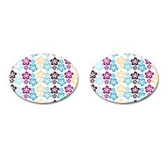 Pattern 104 Cufflinks (oval) by GardenOfOphir