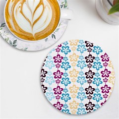 Pattern 104 Uv Print Round Tile Coaster by GardenOfOphir