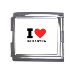 I Love Samantha Mega Link Italian Charm (18mm) by ilovewhateva