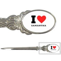 I Love Samantha Letter Opener by ilovewhateva