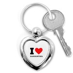 I love samantha Key Chain (Heart) Front