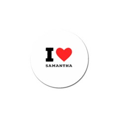 I Love Samantha Golf Ball Marker (4 Pack) by ilovewhateva