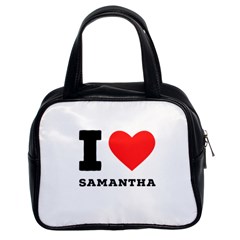 I Love Samantha Classic Handbag (two Sides) by ilovewhateva