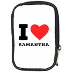 I love samantha Compact Camera Leather Case Front