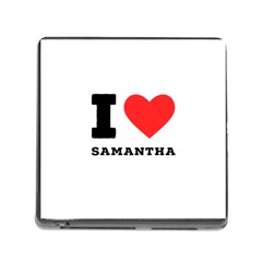 I Love Samantha Memory Card Reader (square 5 Slot) by ilovewhateva