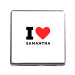 I love samantha Memory Card Reader (Square 5 Slot) Front