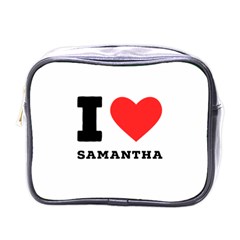 I Love Samantha Mini Toiletries Bag (one Side) by ilovewhateva