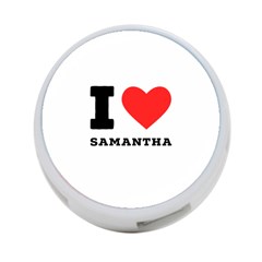 I Love Samantha 4-port Usb Hub (one Side) by ilovewhateva