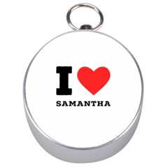 I Love Samantha Silver Compasses by ilovewhateva