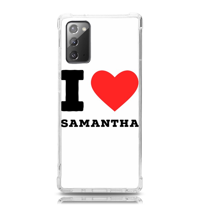 I love samantha Samsung Galaxy Note 20 TPU UV Case