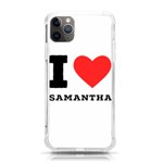 I love samantha iPhone 11 Pro Max 6.5 Inch TPU UV Print Case Front