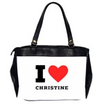 I love christine Oversize Office Handbag (2 Sides) Back