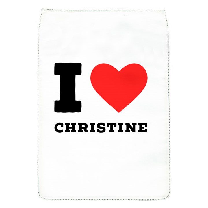 I love christine Removable Flap Cover (S)