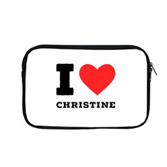 I Love Christine Apple Macbook Pro 13  Zipper Case by ilovewhateva