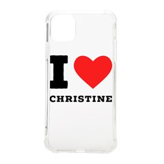 I Love Christine Iphone 11 Pro Max 6 5 Inch Tpu Uv Print Case