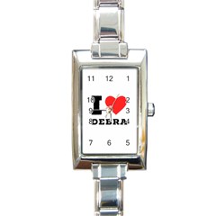 I Love Debra Rectangle Italian Charm Watch by ilovewhateva