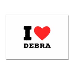 I Love Debra Sticker A4 (100 Pack) by ilovewhateva