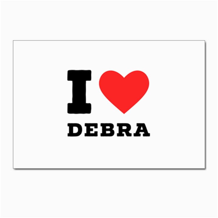 I love debra Postcards 5  x 7  (Pkg of 10)