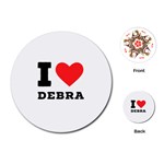 I love debra Playing Cards Single Design (Round) Front