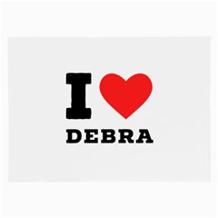 I Love Debra Large Glasses Cloth by ilovewhateva