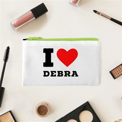 I Love Debra Cosmetic Bag (xs) by ilovewhateva