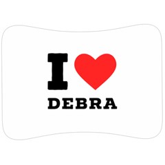 I Love Debra Velour Seat Head Rest Cushion by ilovewhateva