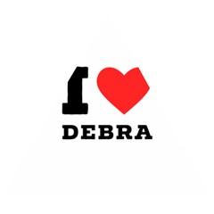 I Love Debra Wooden Puzzle Triangle by ilovewhateva