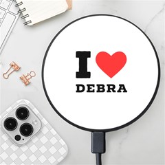 I Love Debra Wireless Fast Charger(black)