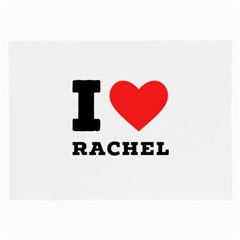 I Love Rachel Large Glasses Cloth (2 Sides) by ilovewhateva