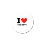 I love carolyn Golf Ball Marker (4 pack) Front