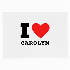 I Love Carolyn Large Glasses Cloth by ilovewhateva