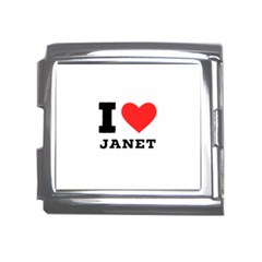 I Love Janet Mega Link Italian Charm (18mm)