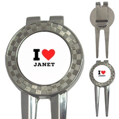 I Love Janet 3-in-1 Golf Divots by ilovewhateva