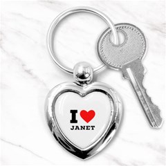 I Love Janet Key Chain (heart) by ilovewhateva