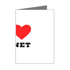 I Love Janet Mini Greeting Card by ilovewhateva