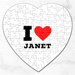 I Love Janet Jigsaw Puzzle (heart) by ilovewhateva