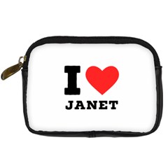 I Love Janet Digital Camera Leather Case by ilovewhateva