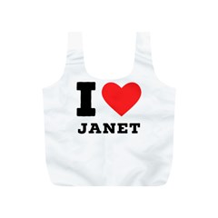 I Love Janet Full Print Recycle Bag (s) by ilovewhateva