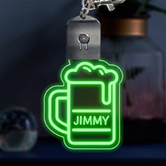 Personalized Name Beer Icon - Multicolor LED Acrylic Ornament