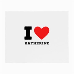 I Love Katherine Small Glasses Cloth (2 Sides) by ilovewhateva