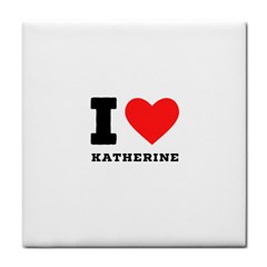 I Love Katherine Face Towel by ilovewhateva