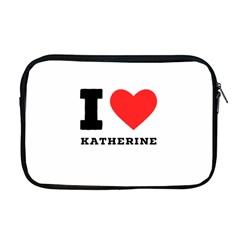 I Love Katherine Apple Macbook Pro 17  Zipper Case by ilovewhateva