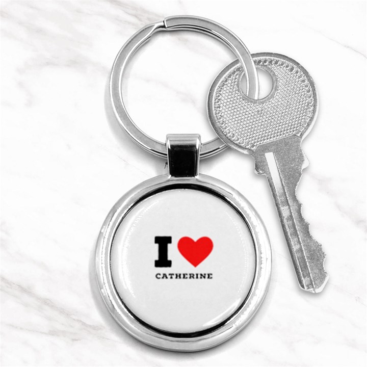 I love catherine Key Chain (Round)