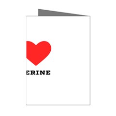 I Love Catherine Mini Greeting Cards (pkg Of 8) by ilovewhateva